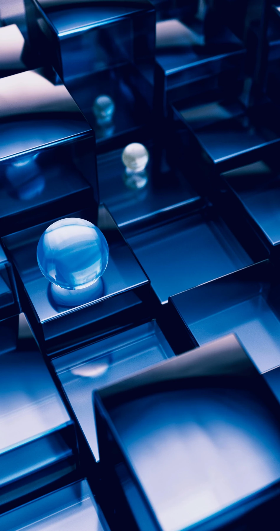 디지털 주소 시스템 메인 화면: 디지털 허브와 연결된 사용자 인터페이스